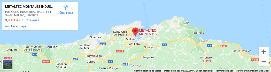 ubicacion google metaltec